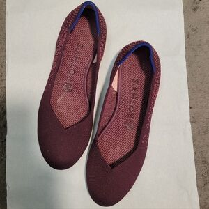 Rothy's Women's Maroon and Blue Flats